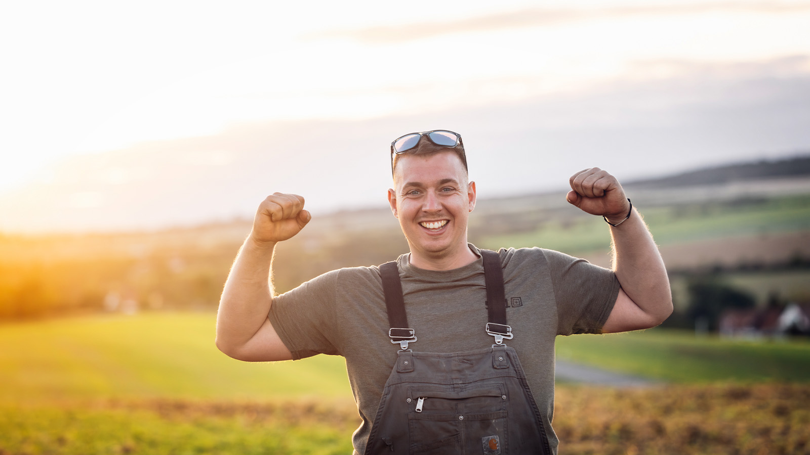 A healthy and safe Valtra tractor driver