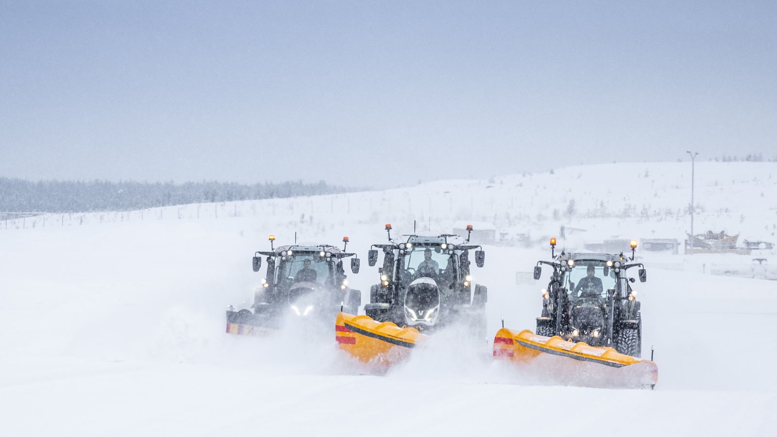 Valtra tractors full model range 5th generation fleet in the field Italy 2021