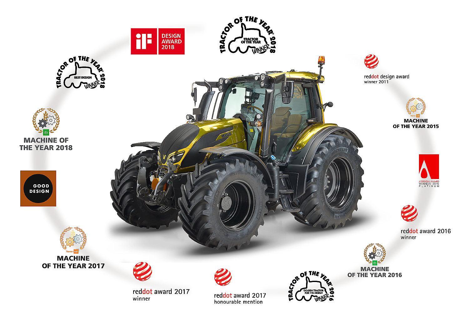 Valtra fourth generation tractor awards